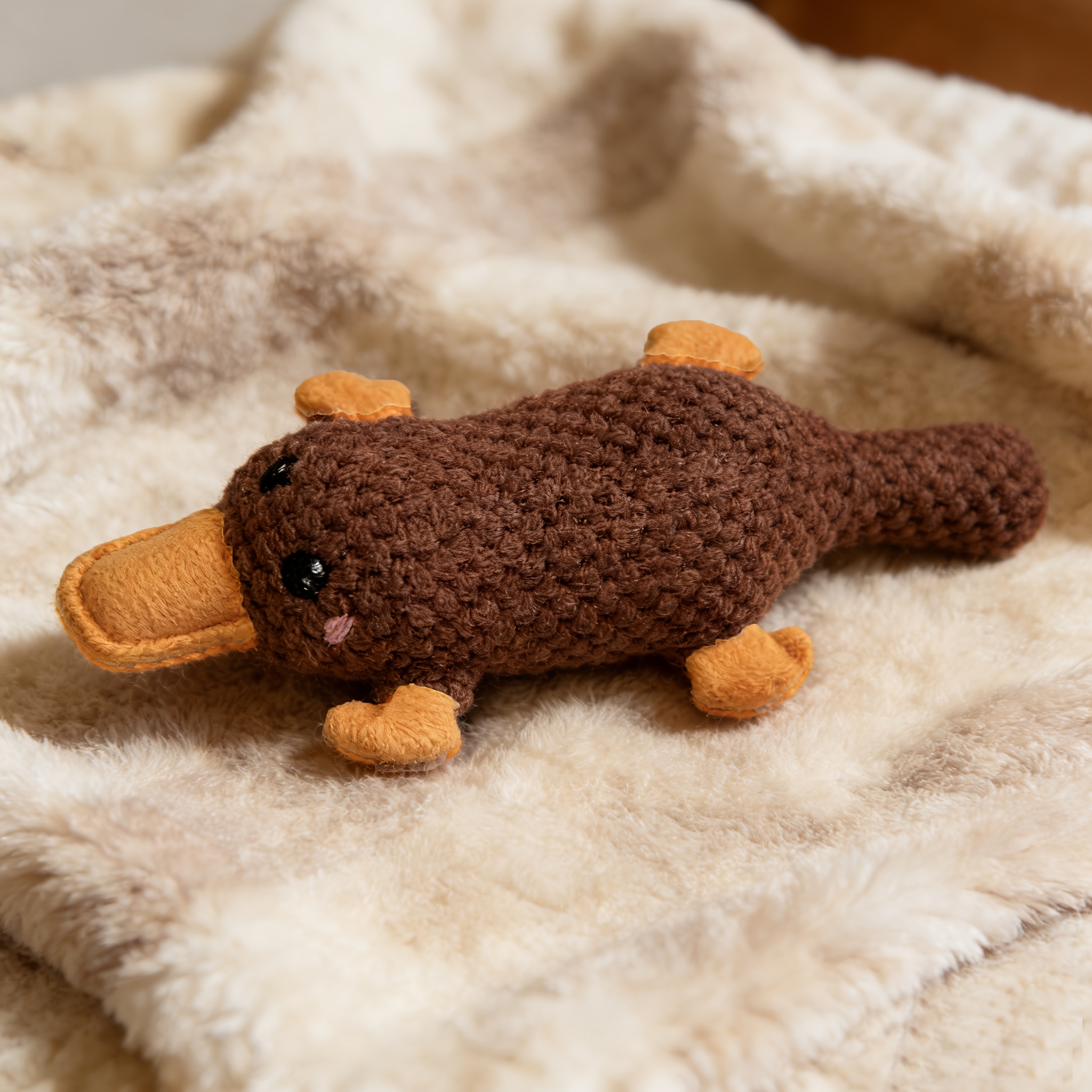 Image of Platypus Doll, Duck Plush Toy, Toy, Suitable For All Dog Breeds, Pet Holiday And Birthday Gift, Dog Toy, Plush Toy For Dogs