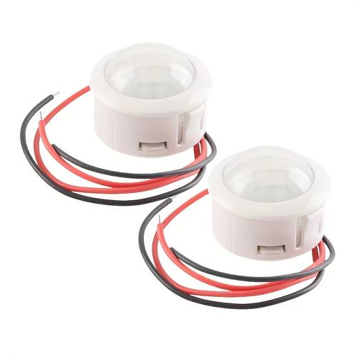1 2pcs 12v 24v mini pir infrared motion automatic sensor detector smart switch controller induction indoor outdoor lamp