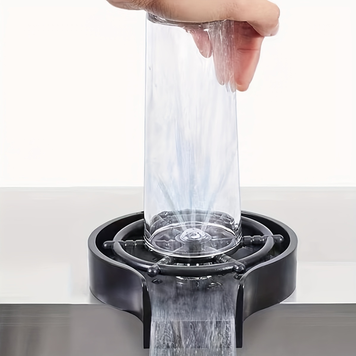 kitchen sink glass cup washer wine glass cleaner faucet rod - Temu Kuwait