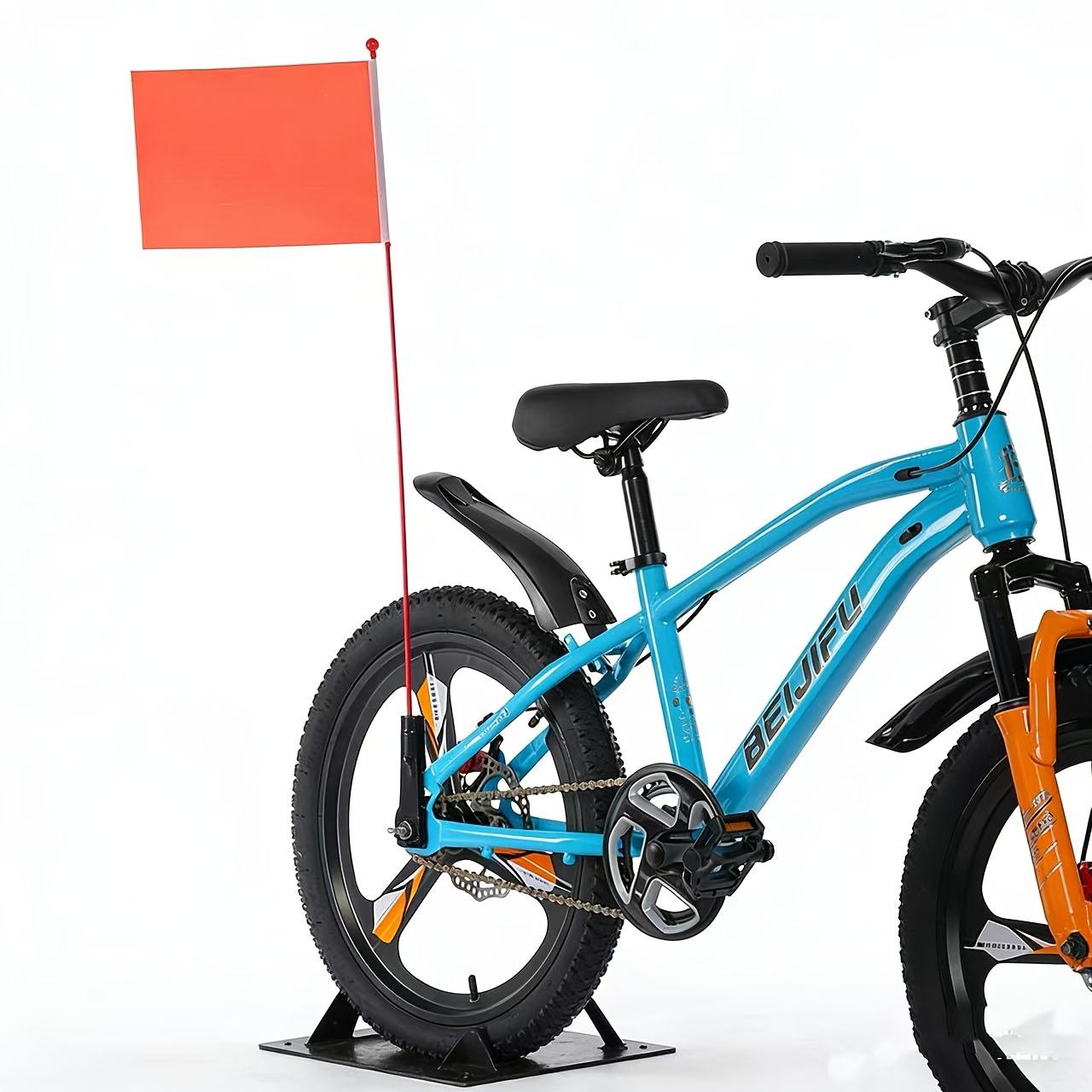 rahmengröße 26 zoll fahrrad Mountainbike,21 Gang-Schaltung Erwachsene Fette Reifen Fahrrad, Rahmen aus Kohlenstoffstahl,Vollfederung Scheibenbremsen Hardtail Bike (Cyan) Sport & Freizeit SINGLE-SIDED SPD PEDAL Featured_Best Sellers Options:Standard + Original Antenna Set + Foam Pad + Head Strap
