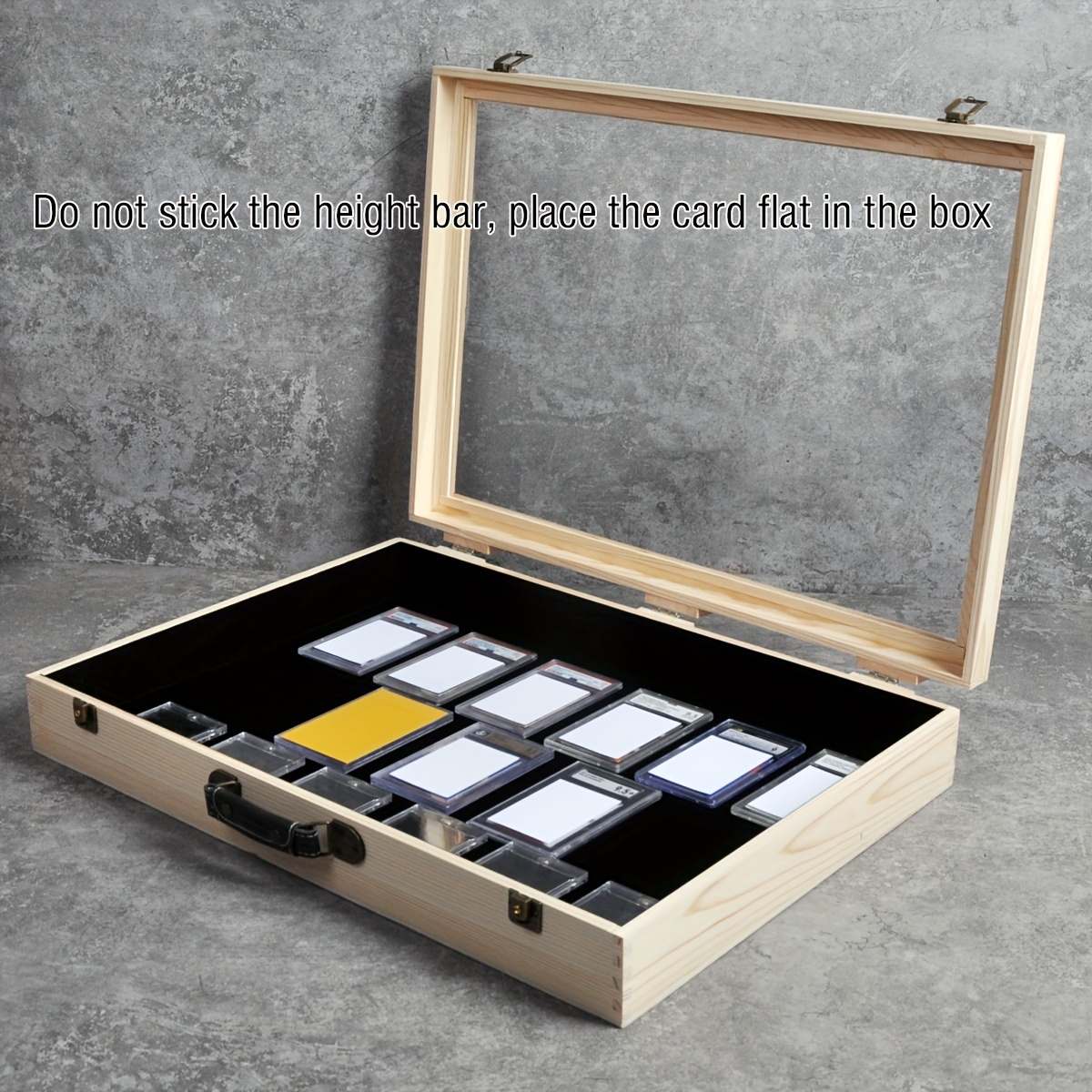 portable card display case Amazon.com: Wonderjune 24