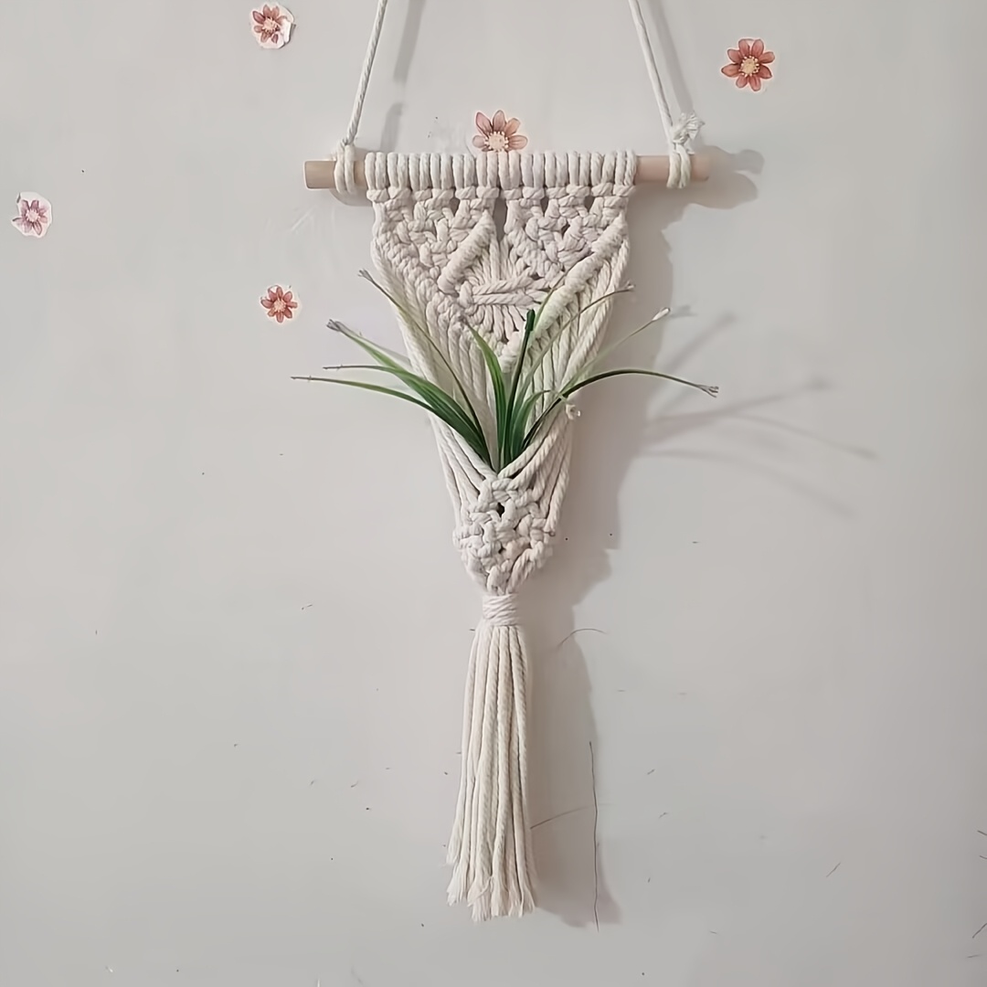 Hand- Wall Hanging Decoration, Storage Pouch, Flower Arrangement Pouch, Gift, Party Decoration, Hanging Ornament