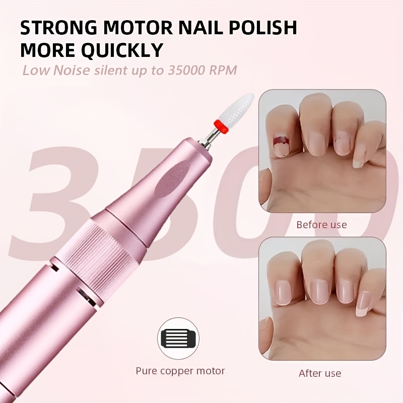 Professional Cordless Electric Nail Drill Machine