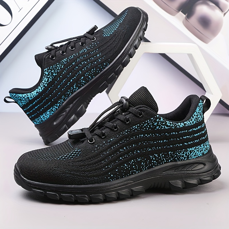 Mens Ventilated Running Shoes - High-Impact Shock Absorption, Non-Slip Secure Grip, Adjustable Fit - Stylish Sneakers for Outdoor Adventures & Comfortable Wear