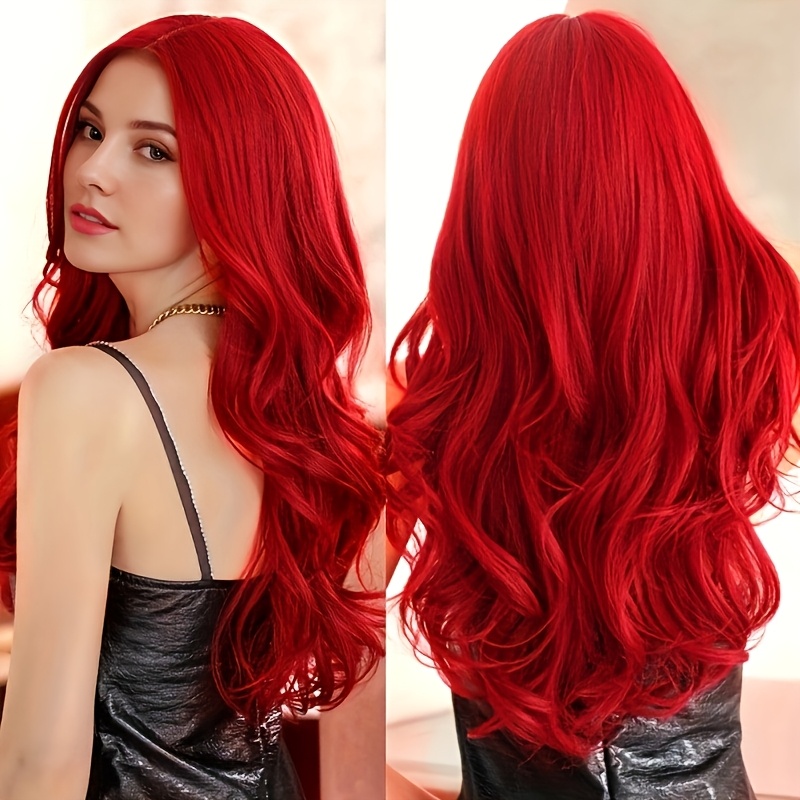 Vibrant Red Hair Wig Red Lace Front Wig Bright Red Color Human Hair Wigs|VSHOW HAIR main image 2