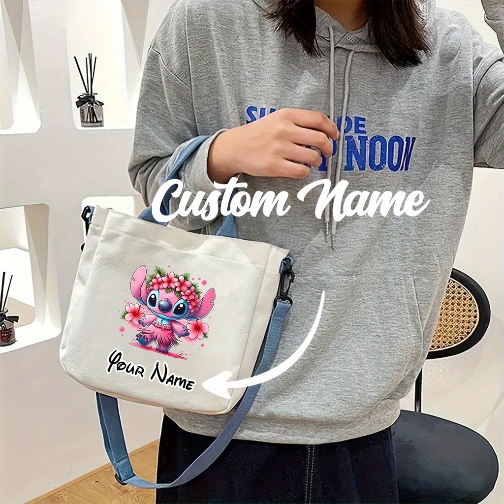 

[customization] 1pc , Personalized Customization Pattern Crossbody Bag, Suitable For , And - Cosmetic Bag