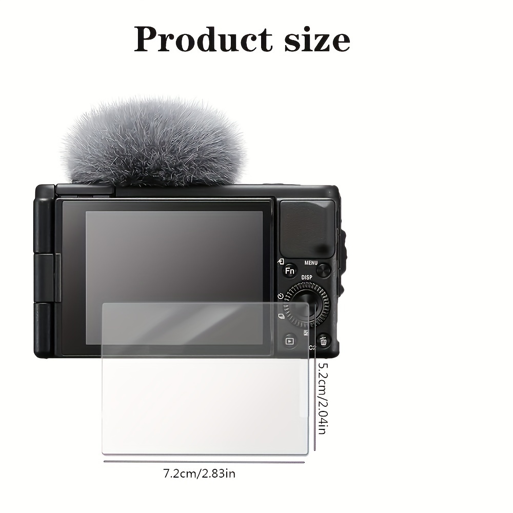[1pc/2pcs/3pcs/5pcs] for Sony ZVE10 Camera Additions - Screen Protector Tempered Film 2.5D Curved Edge 0.3Mm Thickness 9H Hardness. for Sony ZV-E10 / ZVEX Camera Tempered Glass Protector, Anti-Scratch