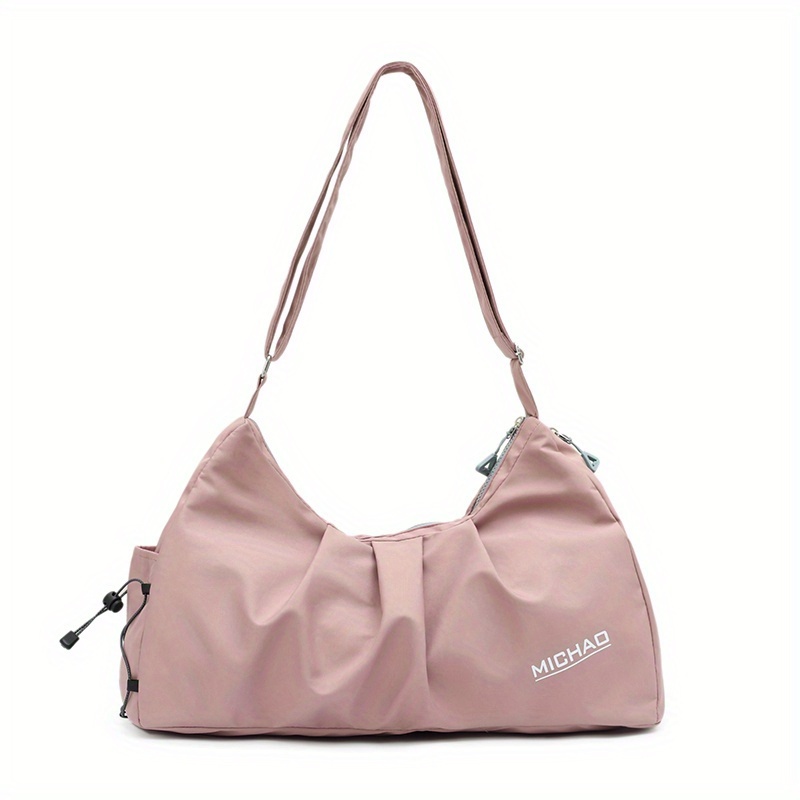 TEMU Bolsa de Gimnasio Pequeña con Compartimento para Zapatos para Mujeres 20L, Bolsa Deportiva con Bolsillo Húmedo y Correa Ajustable