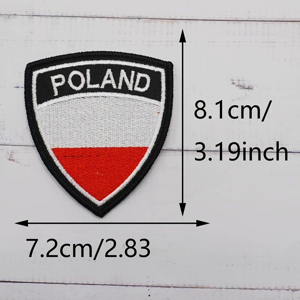 A Tactical Patch Featuring An Embroidered Polish That Attached To The Back, Suitable For Hats/clothing, Embroidered Backpack Patches, And Clothing Decorations