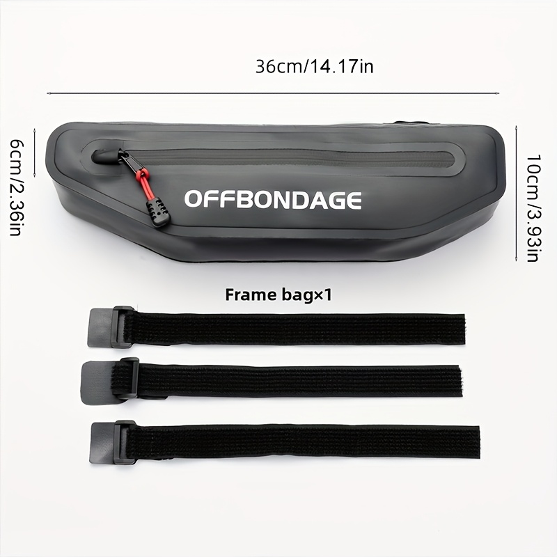 TEMU OFFBONDAGE Borsa per Bici Grande Capacit� Borsa Triangolare per MTB e Bici da Accessori per Bicicletta