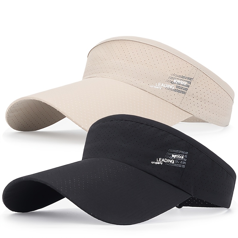 E-shop 2er-Set, Neue atmungsaktive Herren-Sportmütze ohne Oberteil für Frühling Sommer, schnelltrocknende Schiebermütze, eine gute für