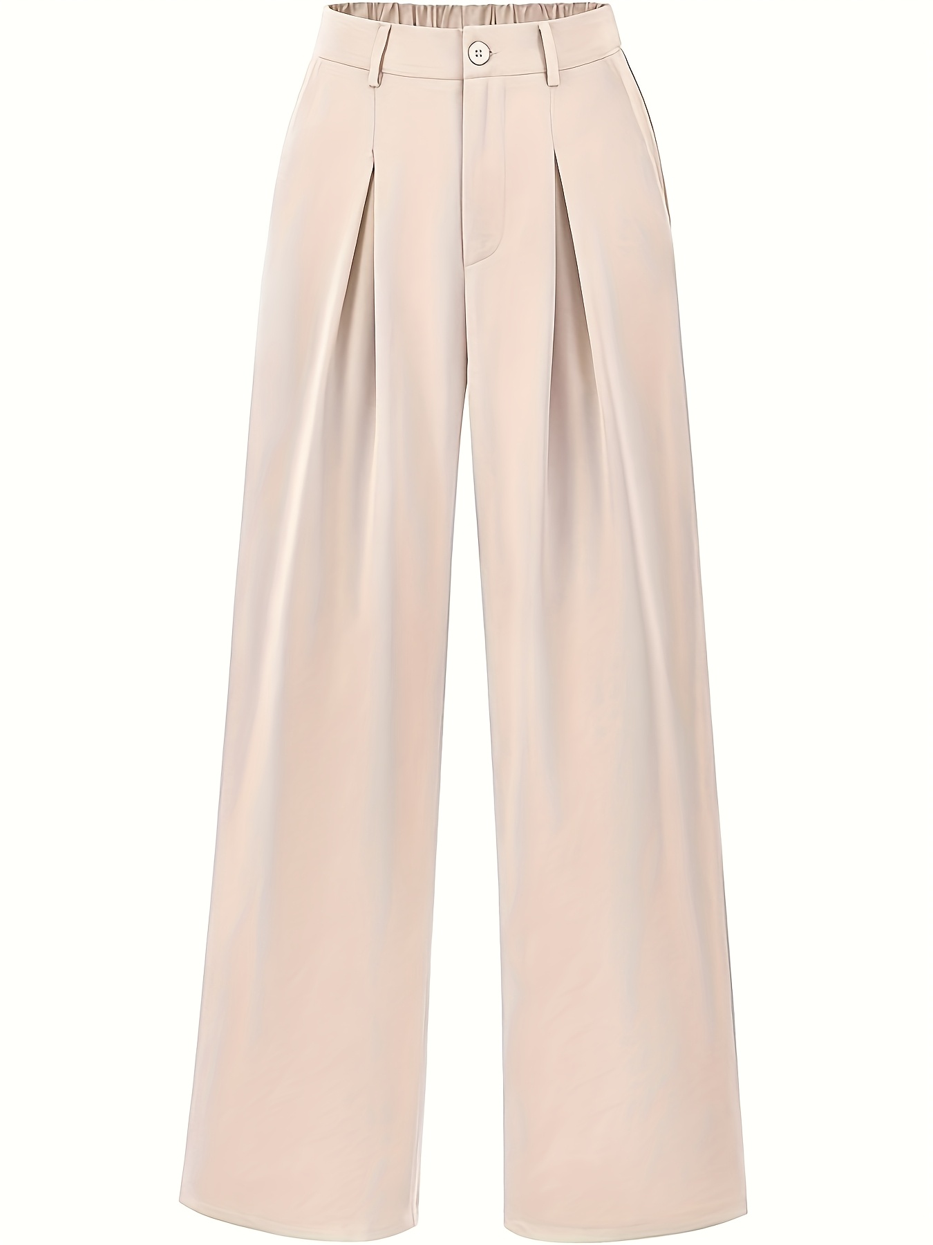 green emerald velvet dress Work Pants for Women Elastic High Waisted Wide Leg Dress Pants Pleated  Flowy Business Casual Trousers Loose Fit Comfy Slacks with Pockets  Lightweight Palazzo Lounge Trousers Trendy Drape Slacks at Amazon Women's main image 1