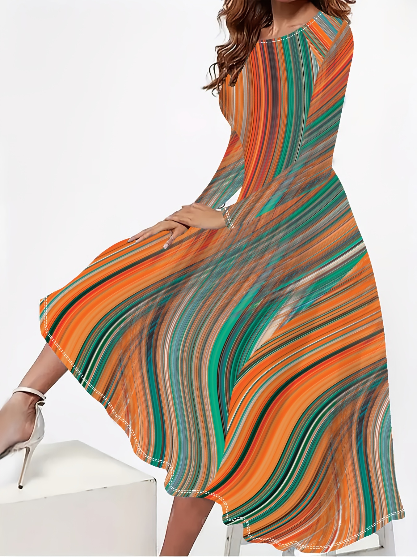 slim fit dress slacks Stretchy Scalloped Fit and Flare Mini Dress – River Outfitters of Texas