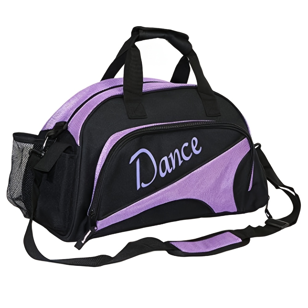 

Dance Gym Bag, Universal Nylon Sports , Mixed Color, With Zipper Pockets, Shoulder Strap, For Dance & Fitness Gear, Gymnastics Equipment, Pa Material