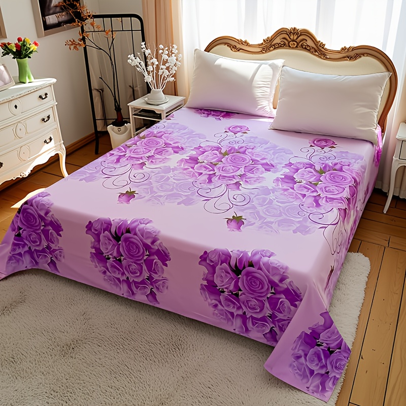 TEMU 1pc Printed Bed Sheet (excluding Pillowcase)