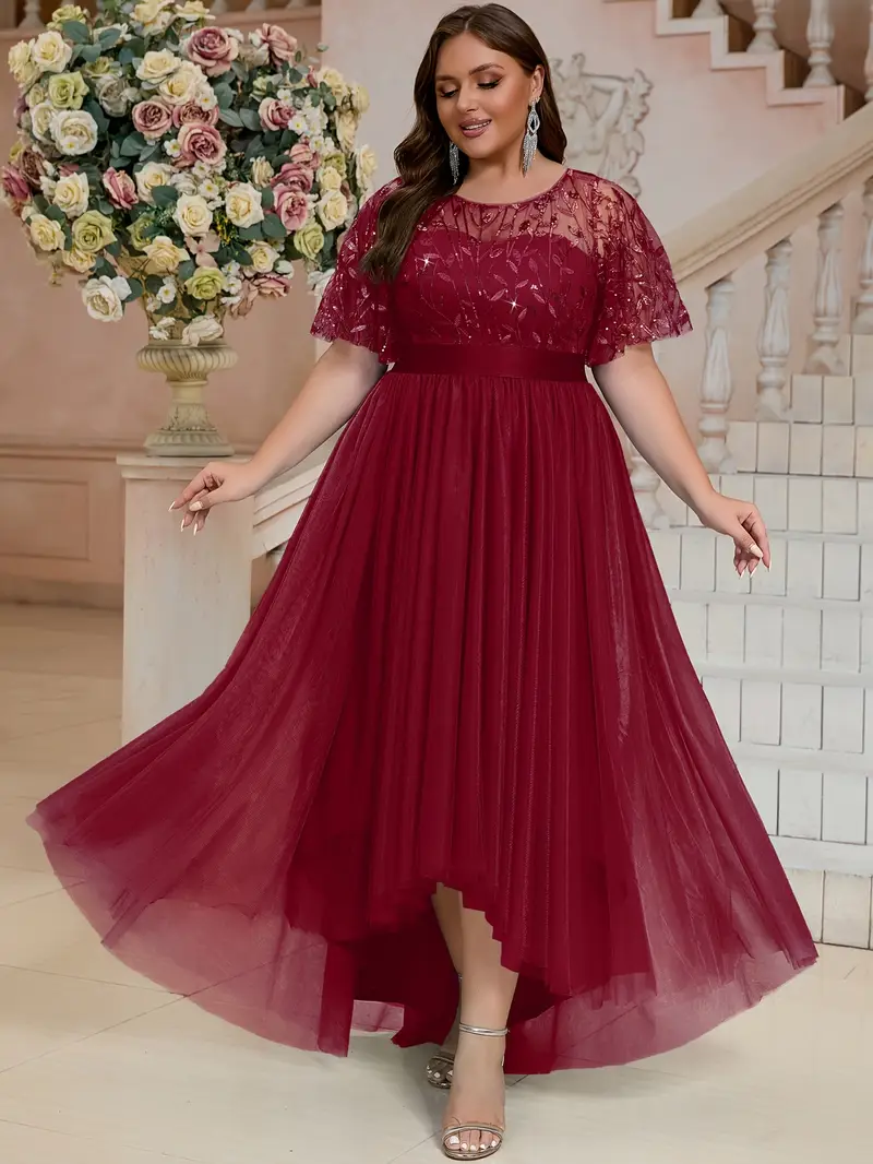 plus size ankle length formal dresses Black Plus Size Ankle Length Formal Dresses A-Line V-Neck Long-Sleeve Ankle- Length Lace&Chiffon