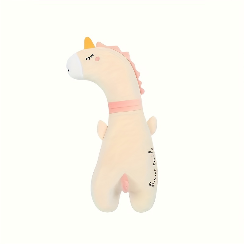 soft plush unicorn dinosaur car seat belt covers comfortable shoulder pads safety   couples ideal gift material car interior accessories Product details 6