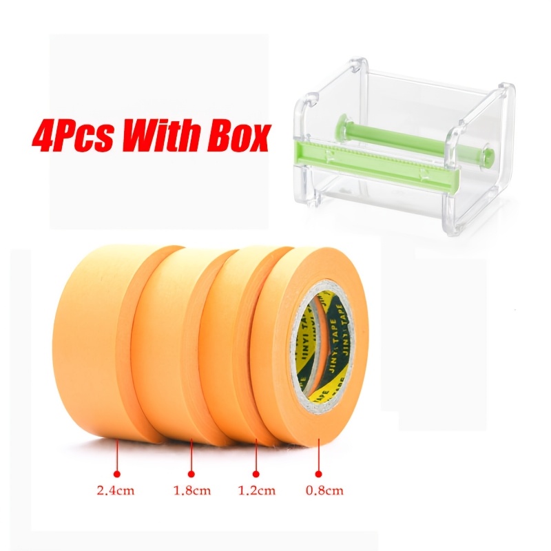 E-shop DIY Malmodell Präzisionsmodell Abdeckband Feinlinie mit Cutter-Spender Abdeckband Aufbewahrungsbox Werkzeugset
