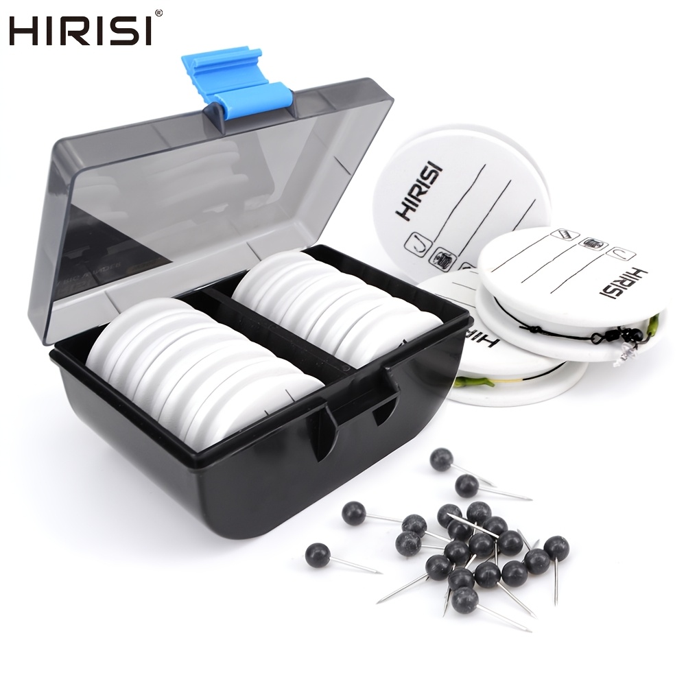 

Hirisi 10pcs White Eva Foam Fishing Line Spools - & Lightweight Rig Winder For Carp, Hooks & Lines Storage