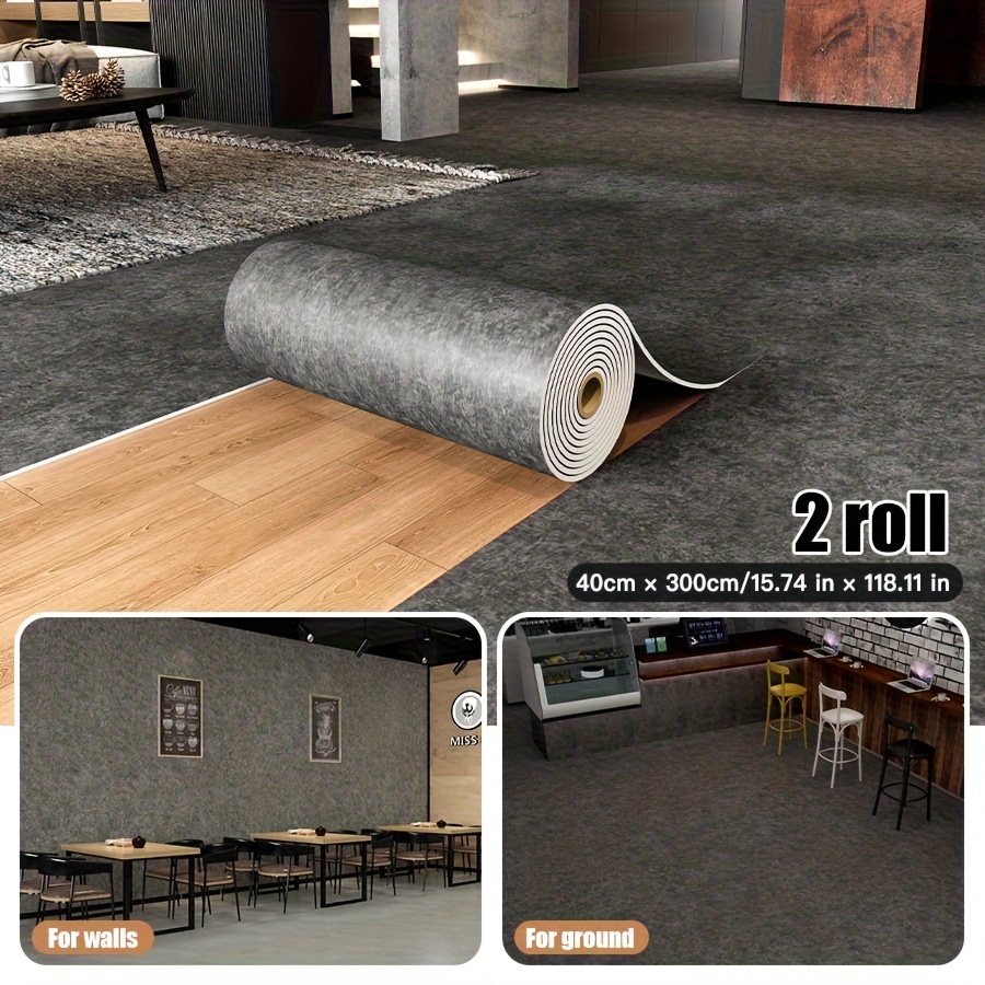 TEMU 1 Rotolo/2 Rotoli, Adesivi per Stile Industriale Vintage Americano, Carta da Craquel矇e, Rotolo Grande Spessorato 3mm, 118.1 Pollici X 15.74