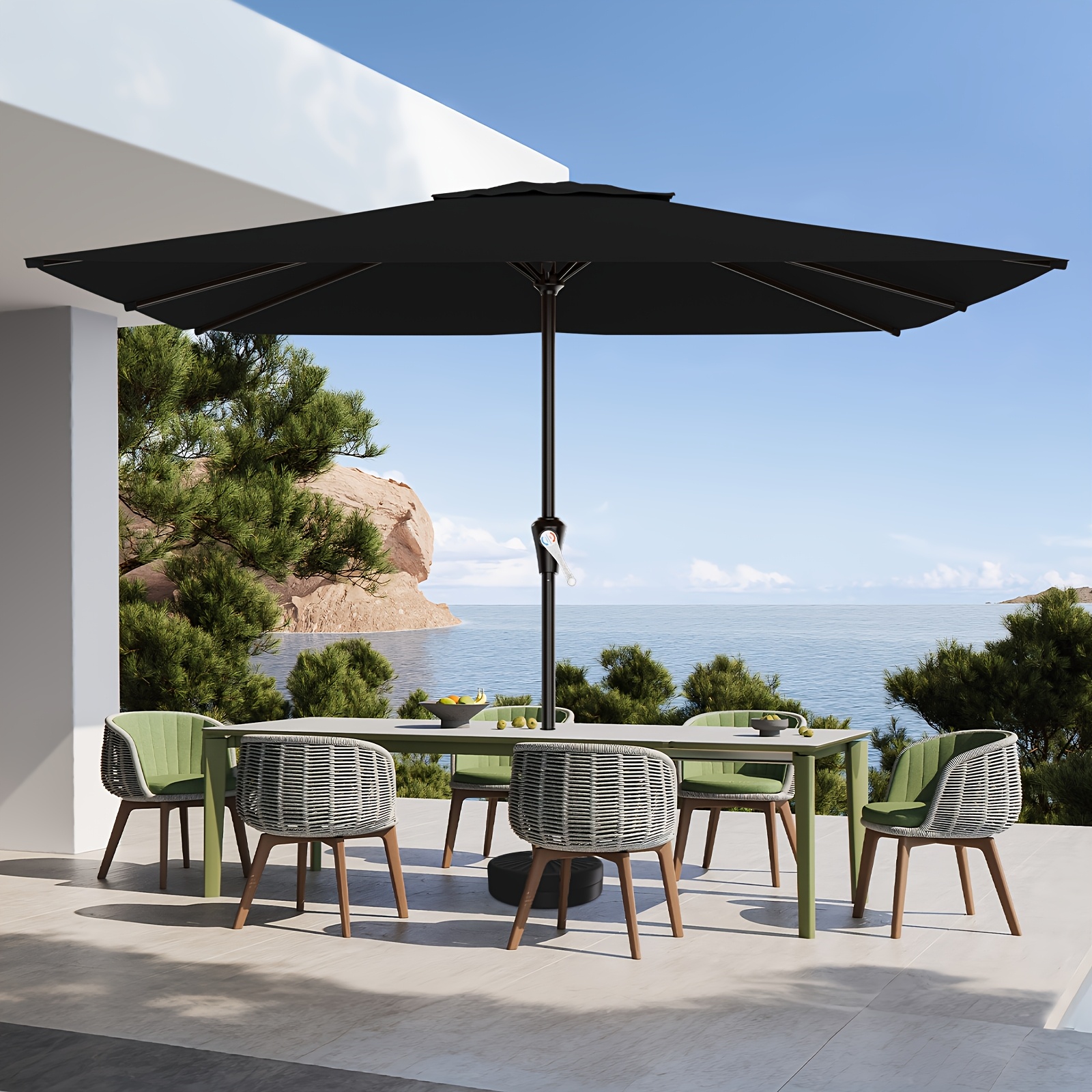 cantileaver patio umbrella LAUSAINT HOME 12FT Deluxe Cantilever Cantilever Umbrell – Lausaint Home 56 open and close freely In Stock:RGB Light Display Stand Whether it was a