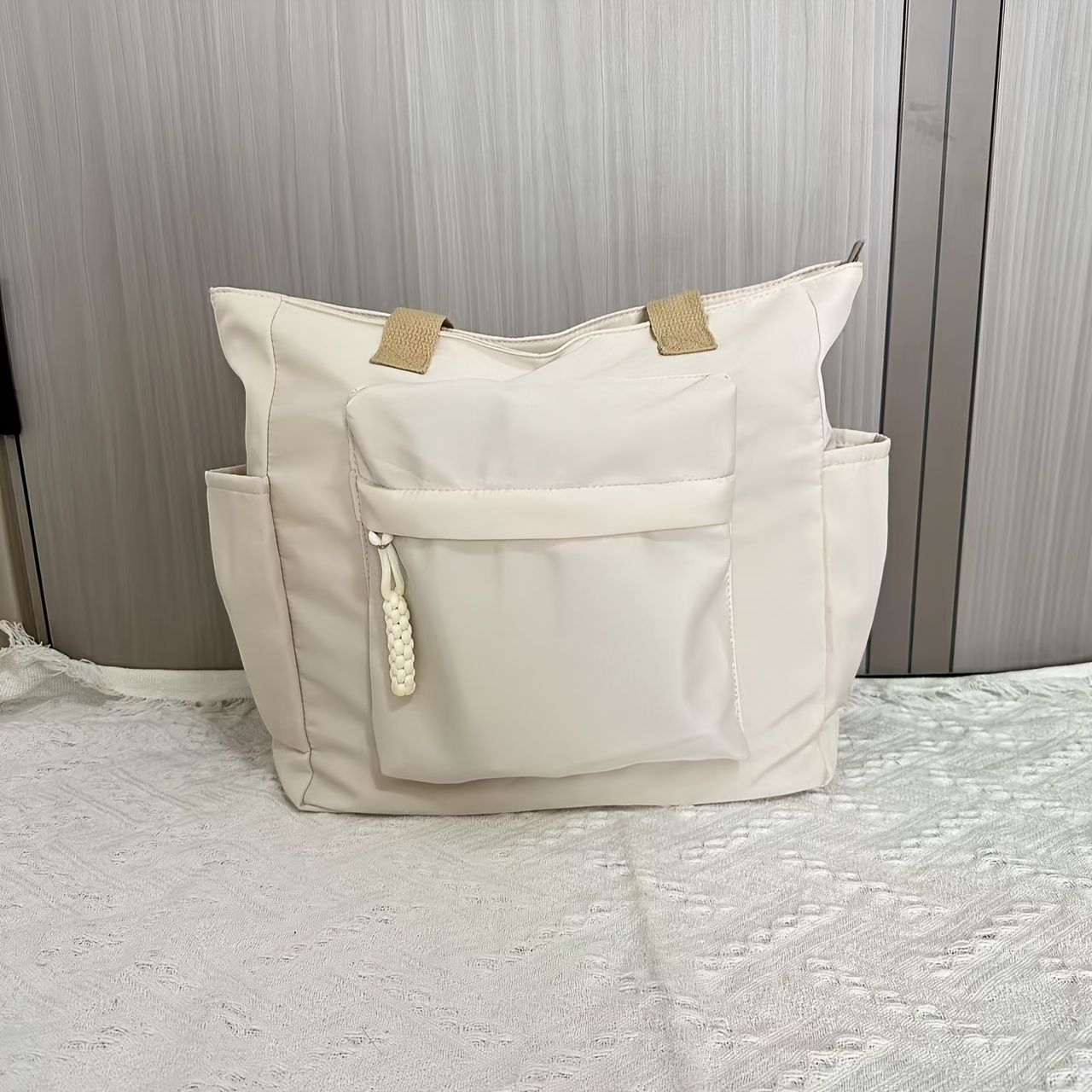 New 2025 Summer Thickened Tote Bag With , Perfect For Casual , Students, And Carrying Books While Traveling