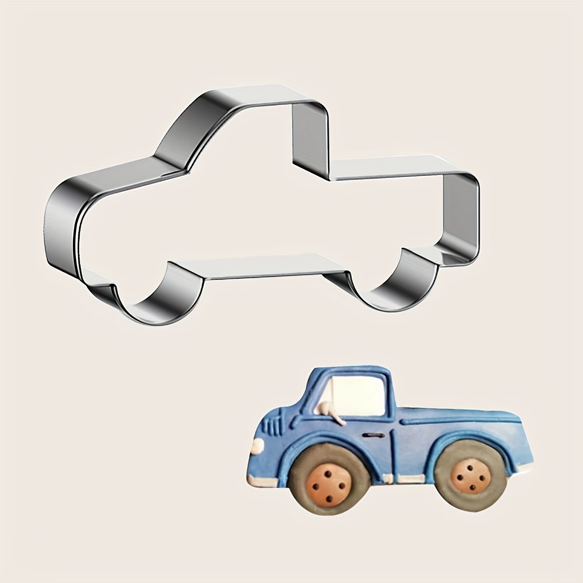 

Novelty, Stainless Steel Pickup Truck Cookie Cutter - Diy Biscuit Mold For Baking, Kitchen & Dining Essential