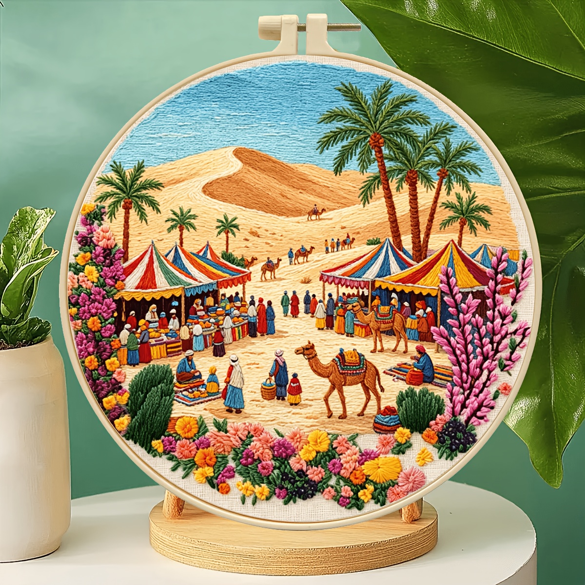 Desert Market Handmade Material Pack Embroidery Kit