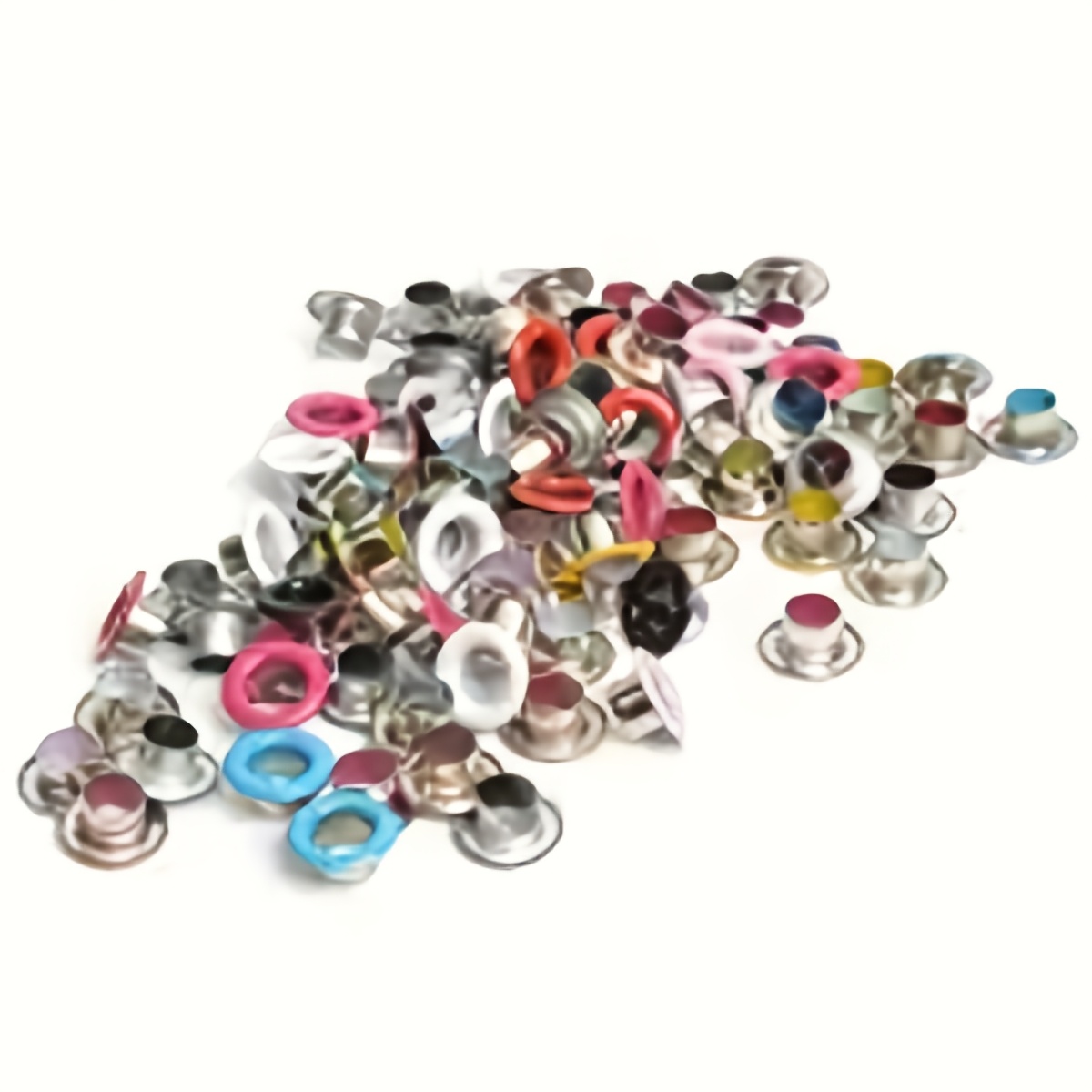 Image of 200pcs Of Colorful Eyelets, Suitable For Shoes, Bags, Belts, And Exquisite Clothing Additions