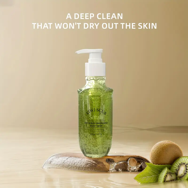 soothing body wash s fralls kiwi fruit shower gel 225g moisturizing alcohol free with natural kiwi for oil control suitable for types details 1