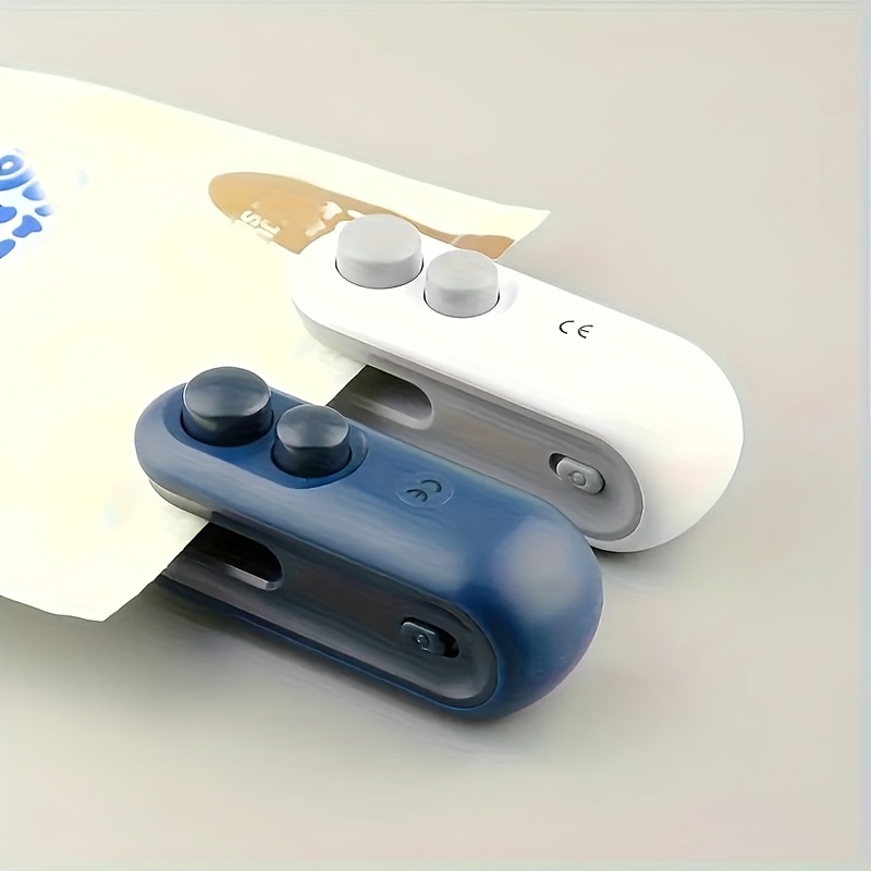 Selladora de Bolsas Portátil Recargable USB - Selladora de Bolsas de Plástico Manual para Snacks, - 16W de Potencia, Diseño Magnético, Ideal para Hogar, Viajes y Camping