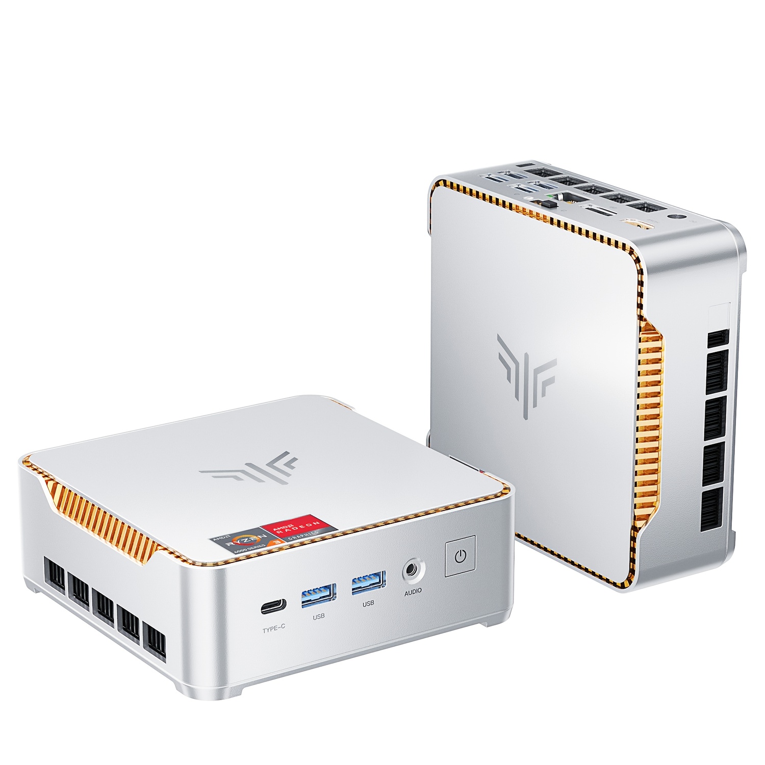 Image of Mini Pc Embedded R2544 (beat R5 3500u/r3 4300u//i3 10110u, Up To 3.7ghz), Mini Computer 16gb Ddr4 512gb Ssd, Samll Desktop Pc Dual 4k, Ethernet, Business, Office, Home