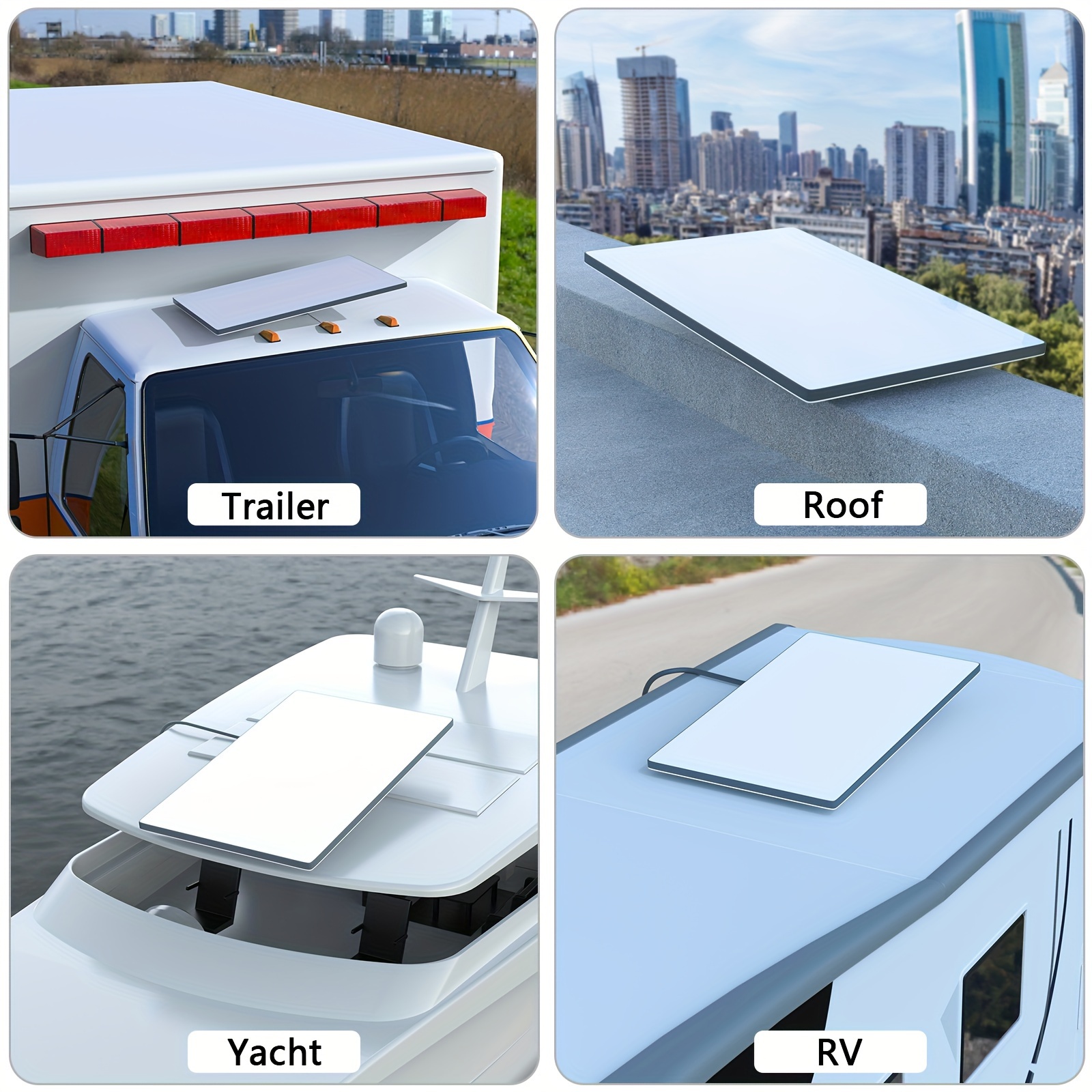 Support d'installation mobile pour Starlink Gen 3 pour toits de maisons, toits de bateaux et toits de voitures