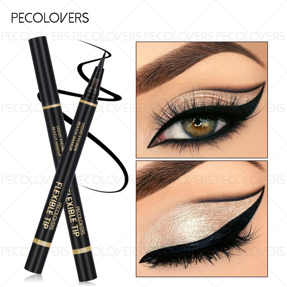 Liquid Eyeliner Pen, Quick-Dry Waterproof and Long-Lasting