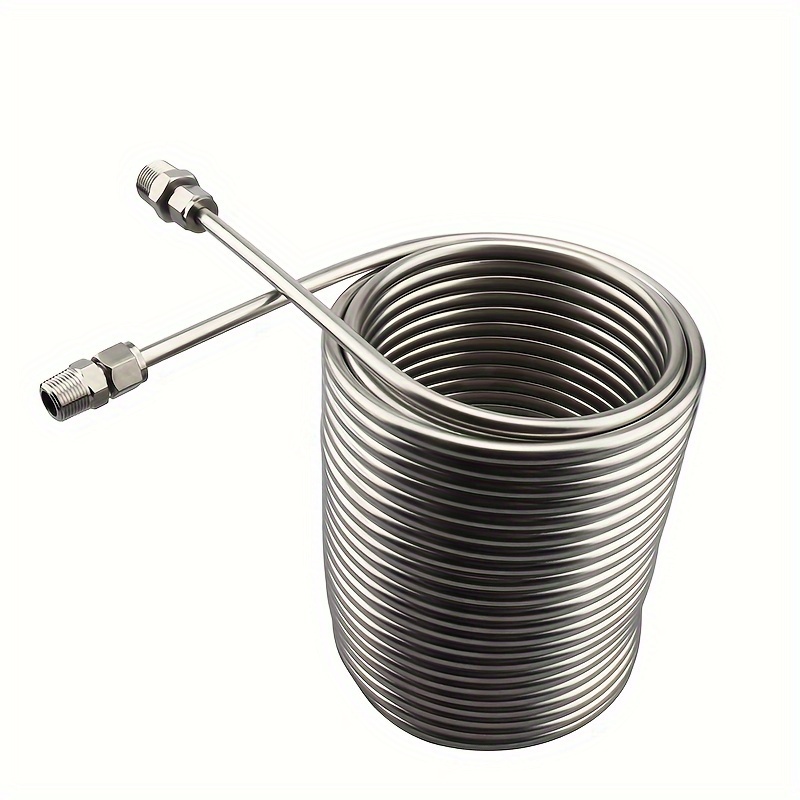 Image of Stainless Steel Box, 20m Length Ss304 Heat Coil, Chiller, 1/2" & 3/8 "port & Spiral Tube Coil, Beer/wine Cooler For Draft Equipment Kegging