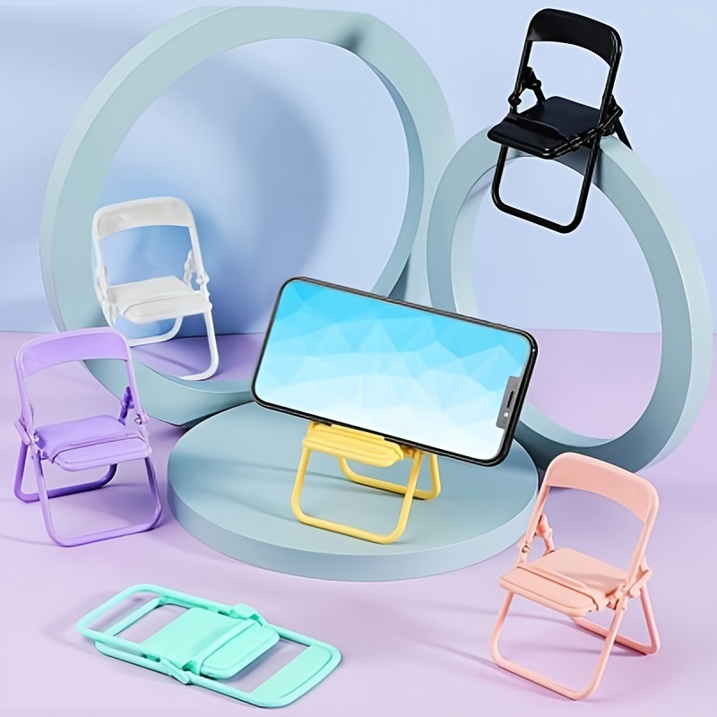 

5pcs Macaron Color Bracket Chair Stand Tabletop - Decorative Ornaments For Office Use