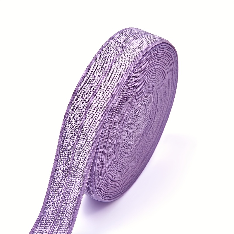 TEMU 5-meter/196.85-inch Colored Elastic Band - Suitable For Diy Shoe And Hat Decorations, Hair Accessories, Ornaments, Underwear, Skirt , And