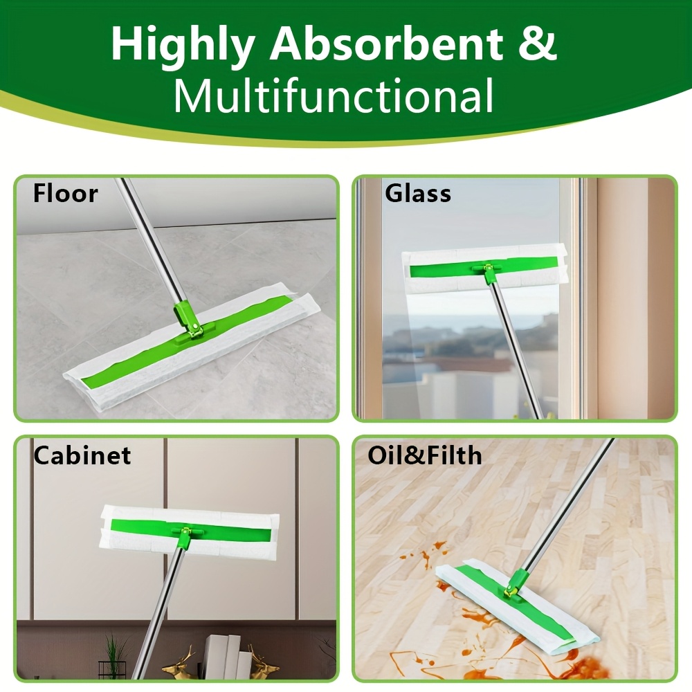 100 Disposable Dust Removal Cloths for Household Use, Electrostatic Mop for Cleaning Floor Tiles And Surfaces