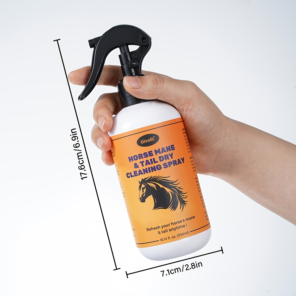 Image of Shiny , No-rinse Mane Spray, Gentle Grooming Kit For Horses, Equine Beauty Set – Products For Foals