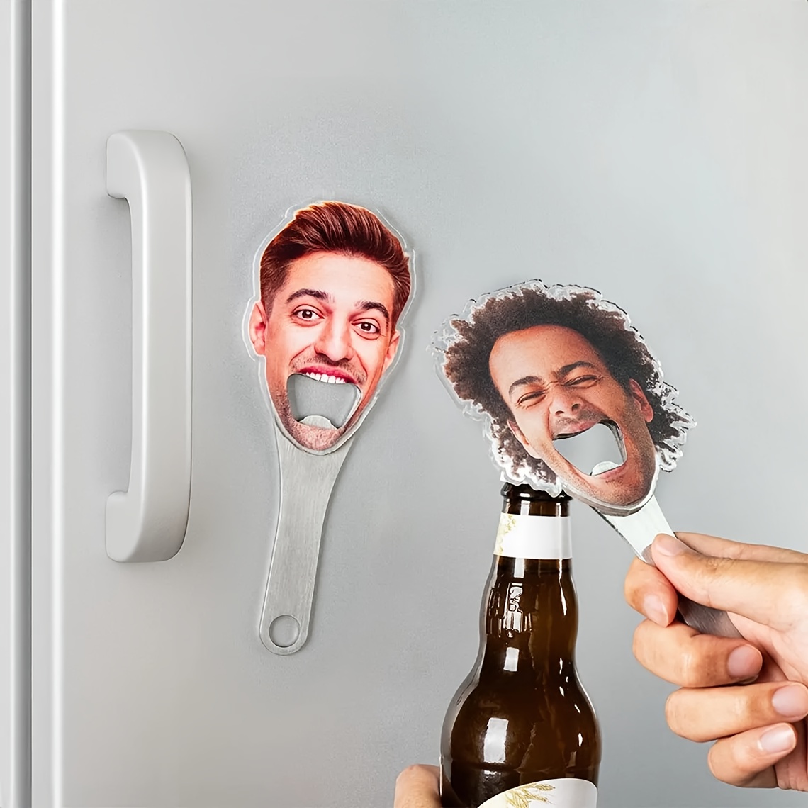 1  2d flat personalized bottle opener keychain photo bottle opener bottle opener keyring gift for boyfriend gift for him birthday gift groomsmen gift 2d flat