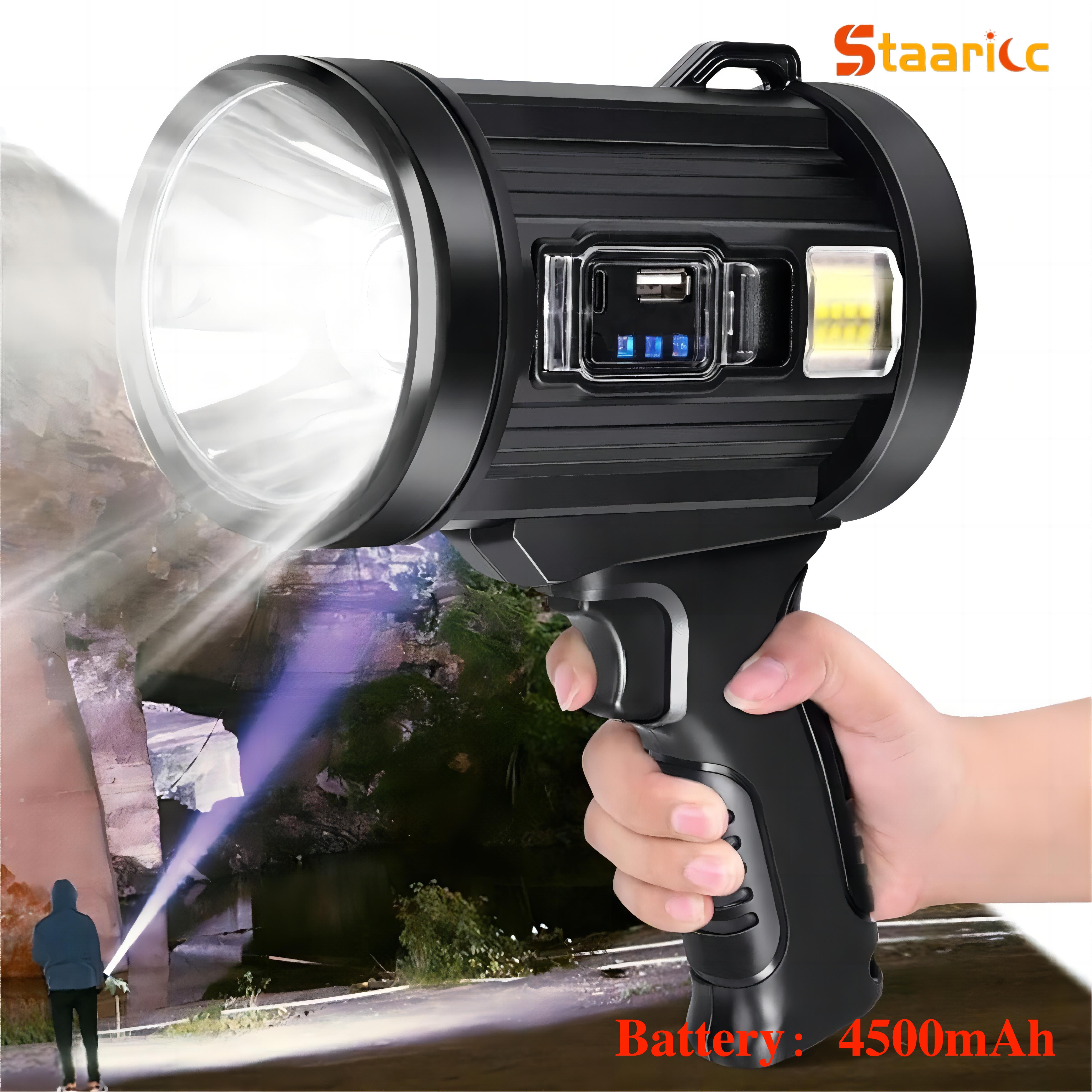 

Staaricc Rechargeable Spotlight Led Super , Super Cob 6 , 4 , , For , , Boating,