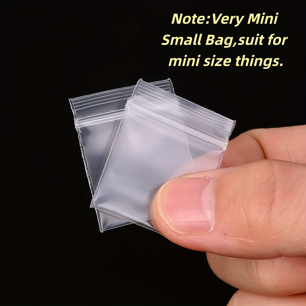 100pcs mini clear plastic bags 2mm thick Temu South Africa