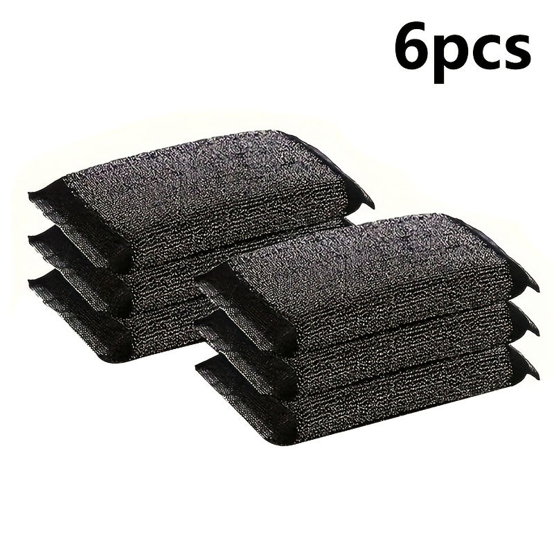 TEMU [new Arrival] 6pcs: Metal Wire Dishcloths, And Bathroom Cleaning Cloths, Durable Scrubbing Pads, Scratch-resistant, , Windshield Cleaning,