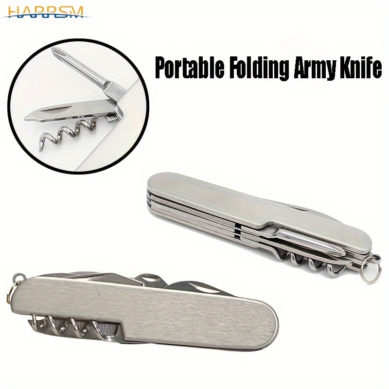 9 in 1multitool Pocket Knife Stainless Steel Survival - Temu