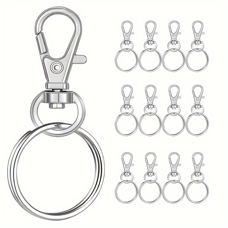 Premium Swivel Lanyard Snap Hook Key Rings Metal Hooks - Temu