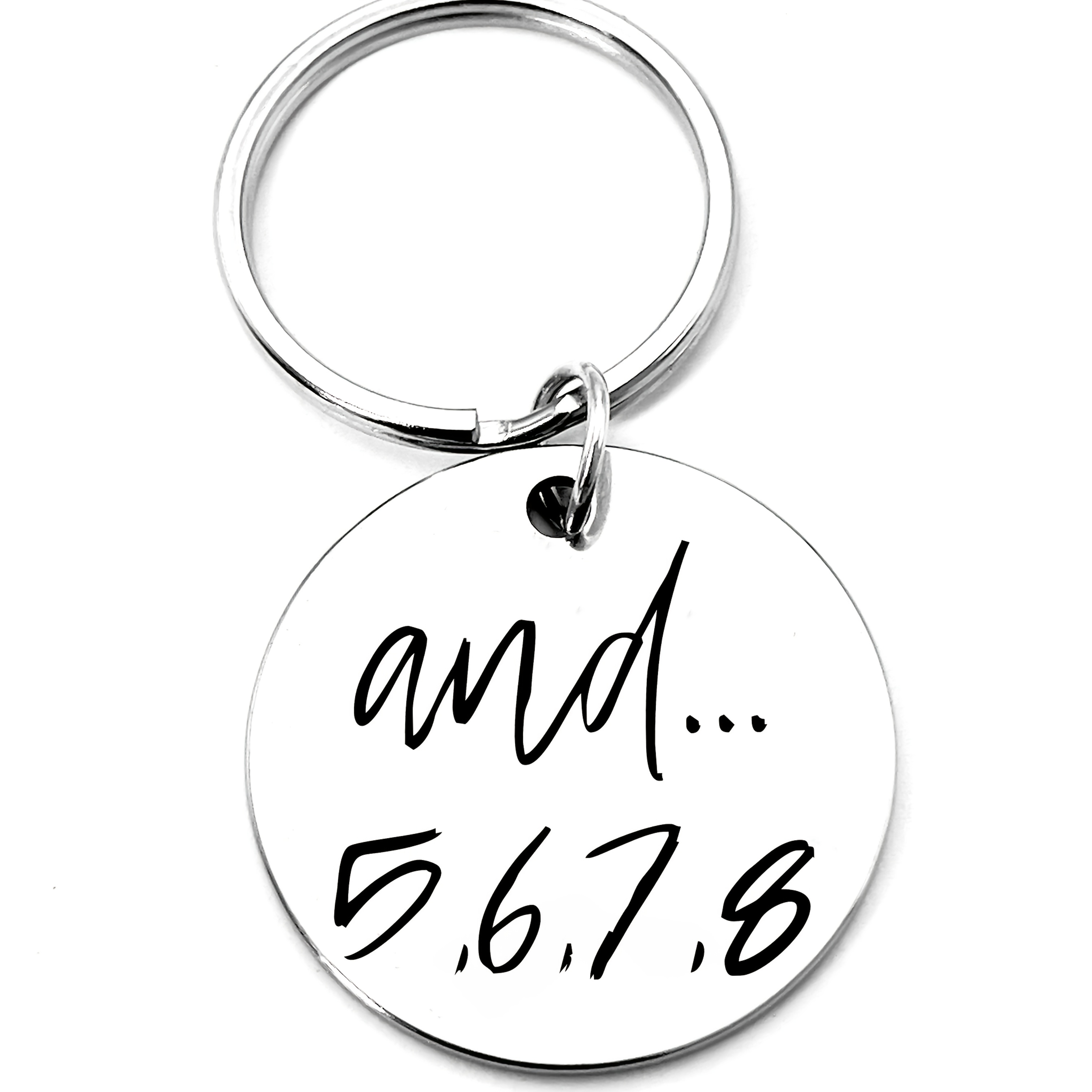 1pc Cheerleader, , Dance Pattern, Fashionable Lady Keychain High-quality Stainless Steel Cutting Laser Engraving Keychain