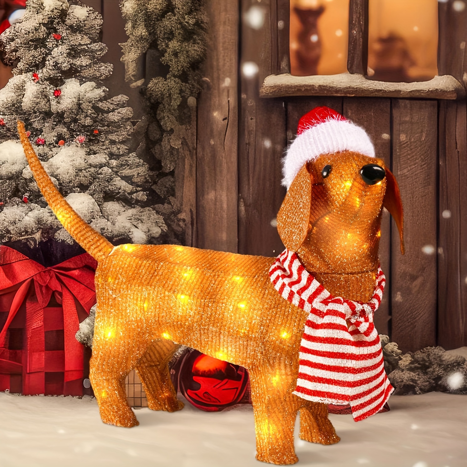 Dachshund Christmas Decorations for Your Outdoor Space