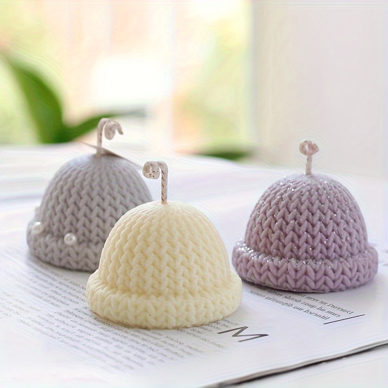 

Christmas Wool Hat Candle Silicone Mold Christmas Hat Candle Mold Diy Handmade Aroma Plaster Epoxy Resin Making Molds