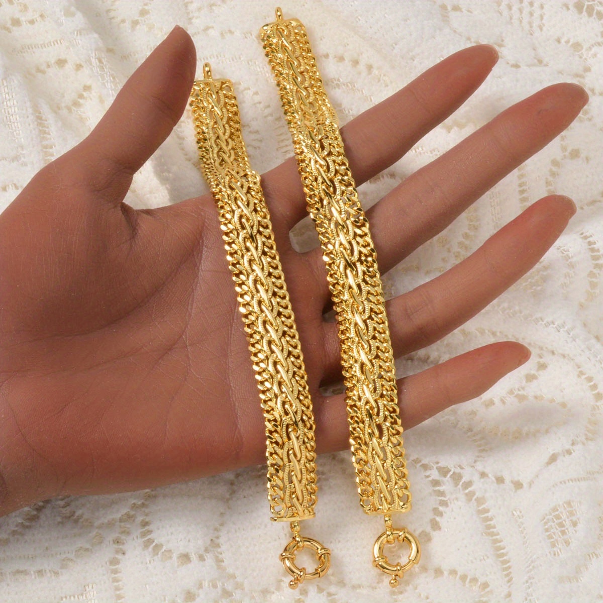 Men's Vintage Golden Multi-Layer Woven Bracelet