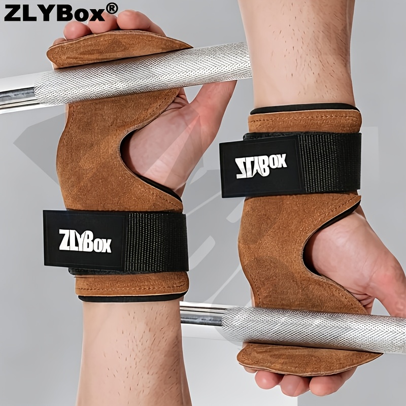 TEMU 2pcs Of Fitness Assist Belt-non-slip Wrist Strap, With Textured Grip, Durable Microfiber Material, Reinforced Edges, Can Enhance Exercise, And